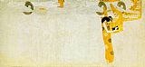 Gustav Klimt Entirety of Beethoven Frieze left7 painting